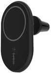 Belkin WIC004BTBK-NC, Belkin BoostCharge Magnetic Wireless Car Charger 10W (Power