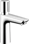 Talis E washbasin mixer, self-closing with temperature control, chrome