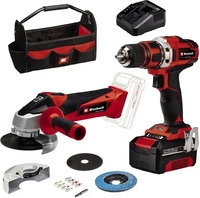 Einhell 4257240, Einhell Power Tool Kit TE-TK 18/2 Li Kit (CD+AG)