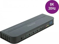 DeLOCK 11484, DeLOCK DisplayPort 1.4 KVM Switch 8K 30 Hz with USB 3.0 and Audio