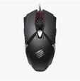 Mad Catz MB05DCINBL000-0, Mad Catz B.A.T. 6+ Performance Ambidextrous Gaming Mouse -