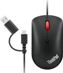 Lenovo 4Y51D20850, Lenovo ThinkPad USB-C Wired Compact Mouse - Maus (Schwarz)