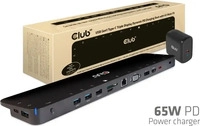 Club 3D CSV-1564W65, Club 3D Triple Display Dynamic PD Charging Dock - docking