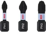 Impact Control Screwdriver Bits PH Set 25 mm