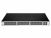 DGS-1210-48 Gigabit Smart III Switch with 44 10/100/1000Base-T ports and 4 combo