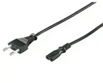 Stromkabel C7 (2 pins) - Schwarz - 1.5m - Gerade