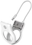Belkin MSC009BTWH, Belkin Secure Holder with Wire Cable - Airtag - White