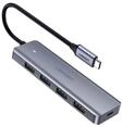 UGREEN 50985, UGREEN USB 3.0 Hub USB-Hubs - USB 3.0 - 4 - silber
