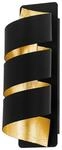 ELIZONDO Wandleuchte, schwarz, gold
