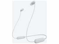 WI-C100 - earphones with mic - White