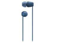 Sony WIC100L.CE7, Sony WI-C100 - earphones with mic - Blue