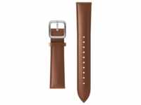 Leather Wristband Brown 18 mm
