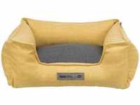 Talis bed square 80 × 60 cm yellow/dark grey
