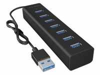 ICY BOX IB-HUB1700-U3 USB-Hubs - 7 - Schwarz
