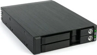 FANTEC 2512, FANTEC MR-25DUAL - storage mobile rack - SATA 6Gb/s / SAS 6Gb/s
