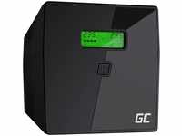 Green Cell UPS03, Green Cell UPS 1000VA / 600W with LCD Display Outputs: 2x Schuko 2x