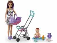 Barbie Skipper Babysitters Inc. Doll & Stroller Playset