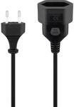 Deltaco Euro extension 3 m black