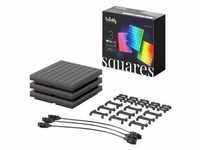 Squares Extension Pack - 3 App-controlled LED Panels with 64 RGB Pixels. Black.