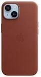 Apple MPP73ZM/A, Apple iPhone 14 Leather Case with MagSafe - Umber