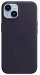 Apple MPP63ZM/A, Apple iPhone 14 Leather Case with MagSafe - Ink