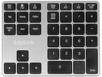 LogiLink ID0187, LogiLink Keypad Bluetooth aluminum space grey - Numpad - Grau