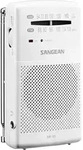 Pocket Radio with Built-In Speaker - AM/FM - Wei&szlig;