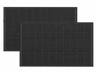 2 x 100W Rigid Solar Panel Combo (with 2 pairs of Mounting Feet)