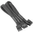 Thermaltake AC-063-CN1NAN-A1, Thermaltake - power splitter - 8 pin PCIe power to 12+4