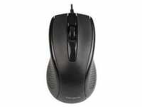 Full-Size - mouse - antimicrobial - USB - black - Maus (Schwarz)