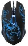 Esperanza EGM203B, Esperanza MX203 SCORPIO - mouse - USB - blue - Maus (Blau)