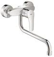 Eurosmart kitchen faucet for wall, chrome
