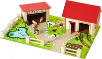 Eichhorn 100004309, Eichhorn Wooden Farm with Accessories 20 pcs.
