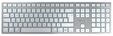 Cherry JK-9110DE-1, Cherry KW 9100 SLIM - Tastaturen - Deutsch - Silber