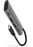 AXAGON HMC-4G2, AXAGON Speedster 4 SuperSpeed USB-C 10 Gbps Hub with 4 USB Ports