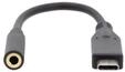 USB-C to headphone jack adapter - audio / USB - 20 cm