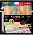 STABILO 204087, STABILO Pen 68/88 Arty cardboard box of 24 pens in 12 colors