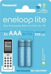 Panasonic BK-4LCCE/2DE, Panasonic eneloop lite DECT BK-4LCCE battery - 2 x AAA - NiMH