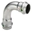 Sanpress Inox bend 90&deg; 22 Stainless steel/bright 435653
