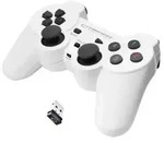 Wireless GamePad PS3/PC USB Gladiator White - Wireless Controller - PC