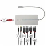 - docking station - USB-C 3.2 - 2 x HDMI - 1GbE