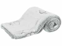 Trixie TX37847, Trixie Nando blanket soft fleece 75 × 50 cm light grey