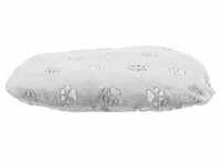 Nando cushion oval 50 × 35 cm light grey