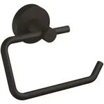 Moon Black toilet roll holder self-adhesive