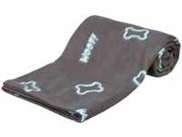 Barney blanket fleece 150 × 100 cm taupe