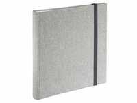 Tessuto Jumbo Album 30x30 cm 60 White Pages grey