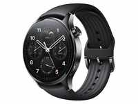 Watch S1 Pro - silver - smart watch with strap - black - black