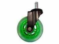 LC Power - caster - green transparent (pack of 5)