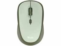 Trust 24552, Trust Yvi+ - mouse - silent - 2.4 GHz - green - Maus (Grün)