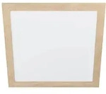 PIGLIONASSO DECKE 645X645 HELLES HOLZ/WEISS